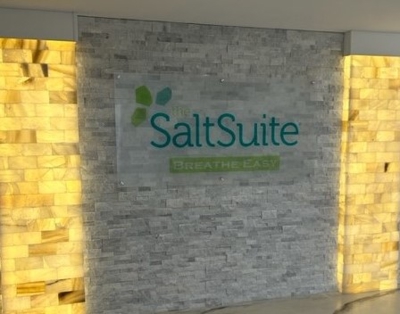 SaltSuite Acrylic sign with standoffs Photo
